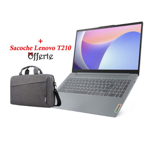 PC Portable LENOVO IdeaPad Slim 3 15IRU8  i3-1305U 8Go 256Go SSD - Gris