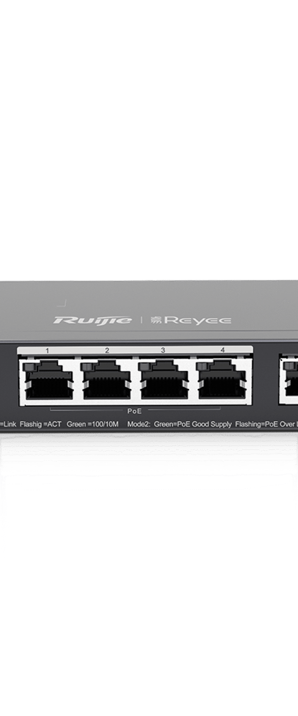 RUIJIE SWITCH 5P GIGABIT SMART POE RJ45 RG-ES205GC-P