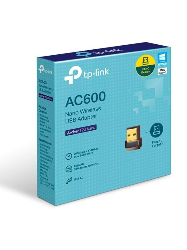 Adaptateur USB Nano WiFi AC600 – Archer T2U Nano
