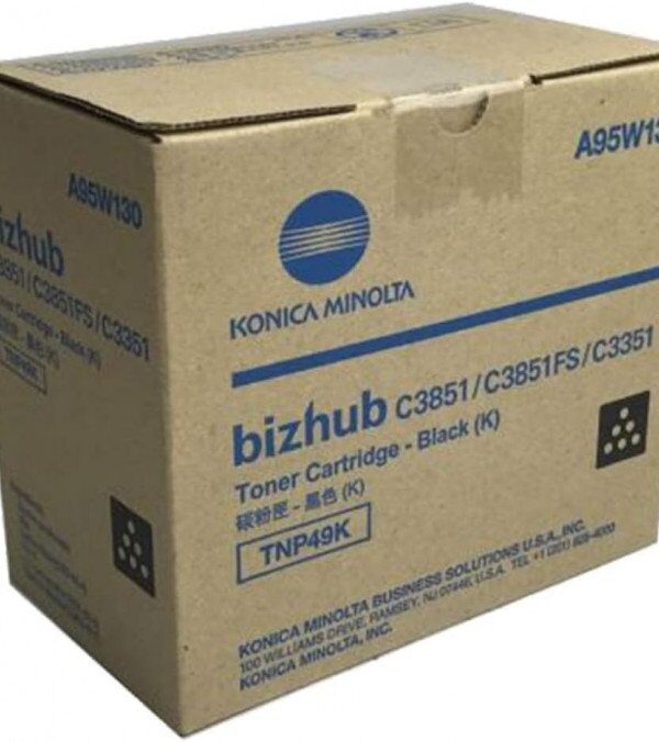 Toner noir Konica Minolta Bizhub C3351, C3851 (TNP49K)
