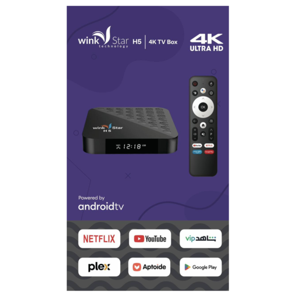 RECEPTEUR WINKSTAR H4 BOX TV ANDROID 1AN IPTV 4GB/32GB