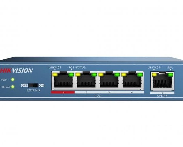 Commutateur PoE à 4 ports 100 Mbits/s ( DS-3E0105P-E )