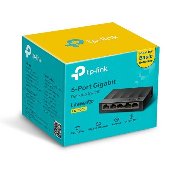 Switch de bureau 5 ports Gigabit - 10/100/1000 Mbps LS1005G