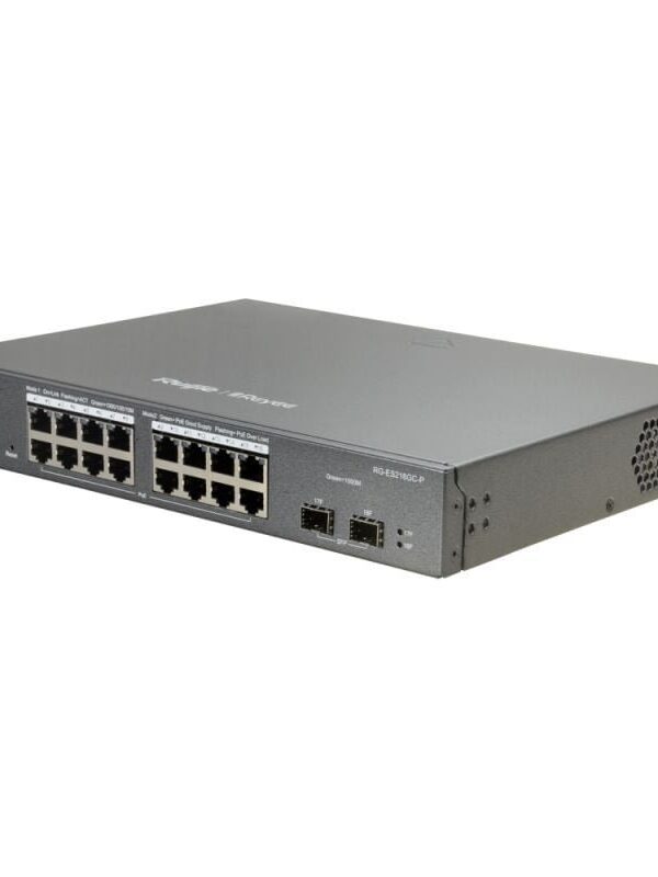 Switch Intelligent Gigabit 18 Ports Gigabit RJ45 – Ruijie Switch  RG-ES218GC-P