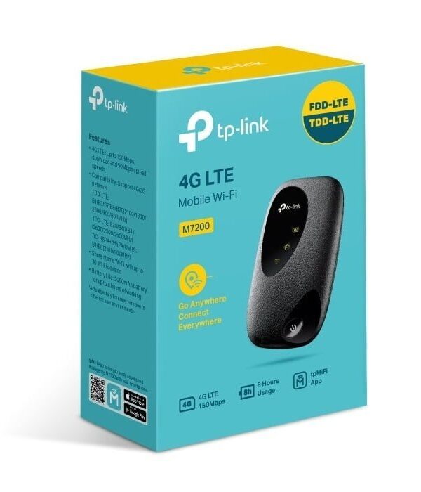 TP-Link Modem 150Mbps 4G LTE Mobile Wi-Fi (M7200)