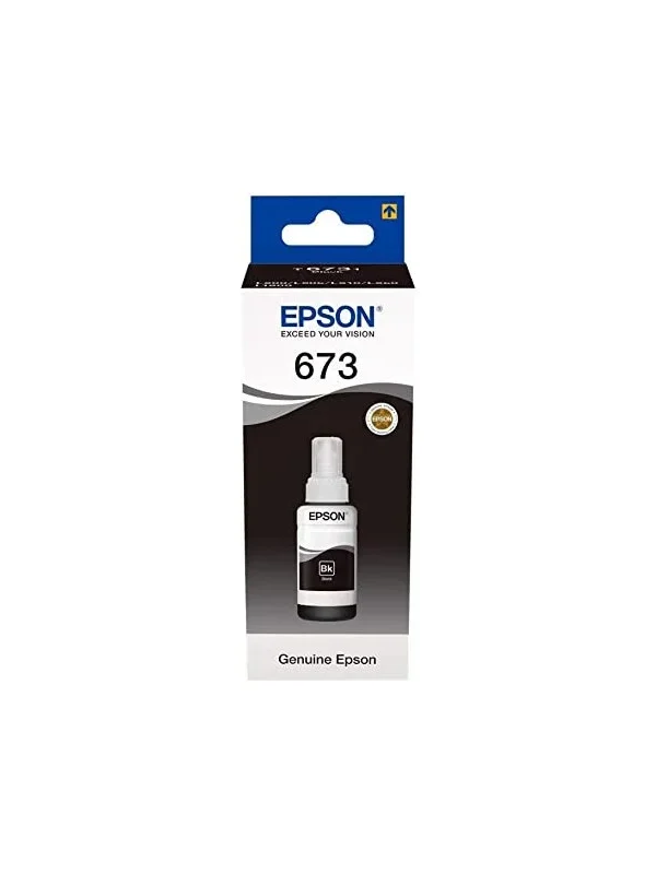 Bouteille d'encre EPSON 673 Noir d'origine