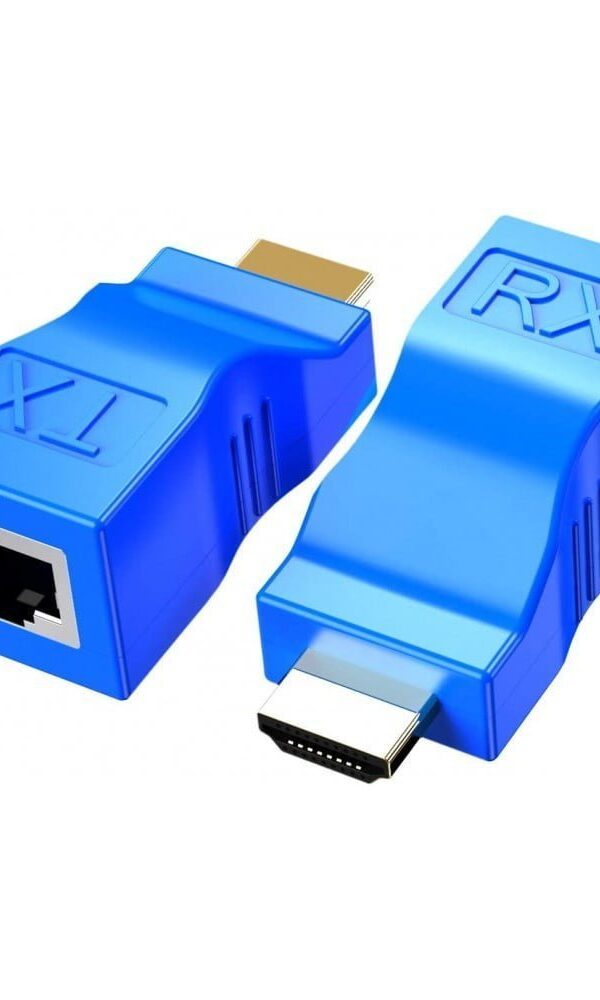 Extendeur HDMI 30m 1080P - Câble Ethernet LAN CAT5e & CAT6