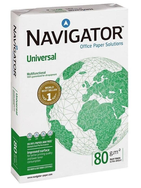 Ramette Papier Blanc Navigator Universel A4 80g 500 feuilles
