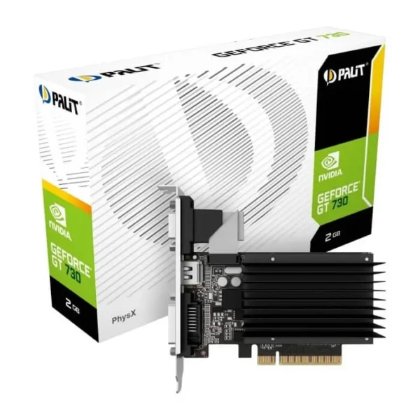 CARTE GRAPHIQUE GT730 2GB SDDR3 64BIT CRT DVI VGA HDMI
