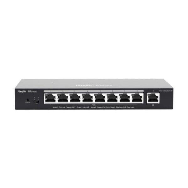 Switch Ruijie 9-Port  Gigabit PoE (RG-ES209GC-P)