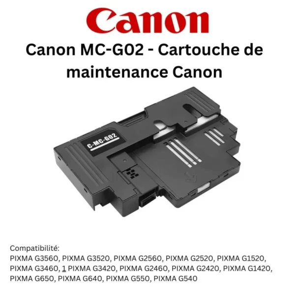 Canon MC-G02 – Cartouche de Maintenance PIXMA G3420, G3460