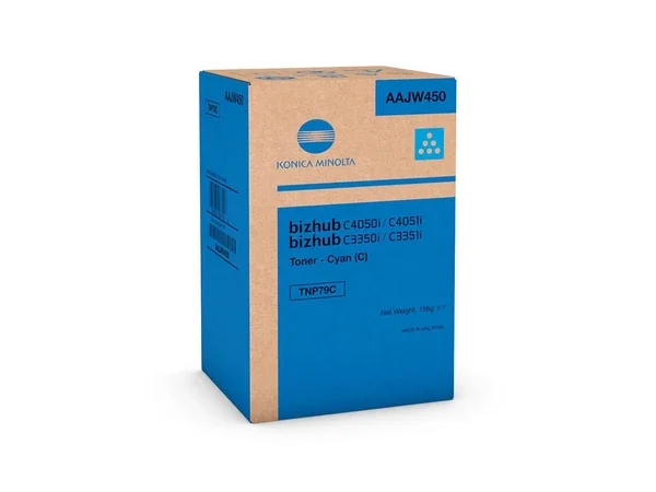 Toner KONICA MINOLTA TNP-79C ORIGINAL POUR C3350I ET C4050I