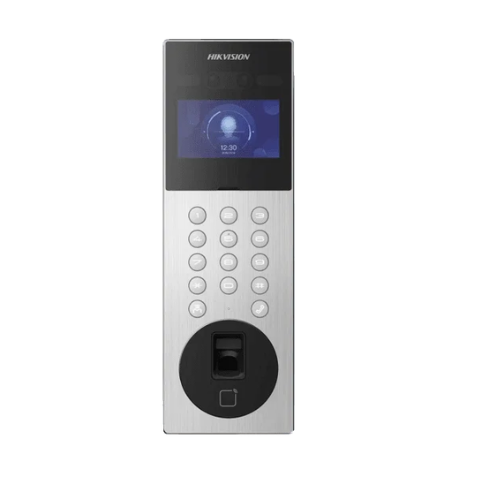 DS-KD9203-MFE6 – Station de Porte Faciale IP 4,3″ 2MP avec Emprinte Digitale & Reconnaissance Faciale – Hikvision